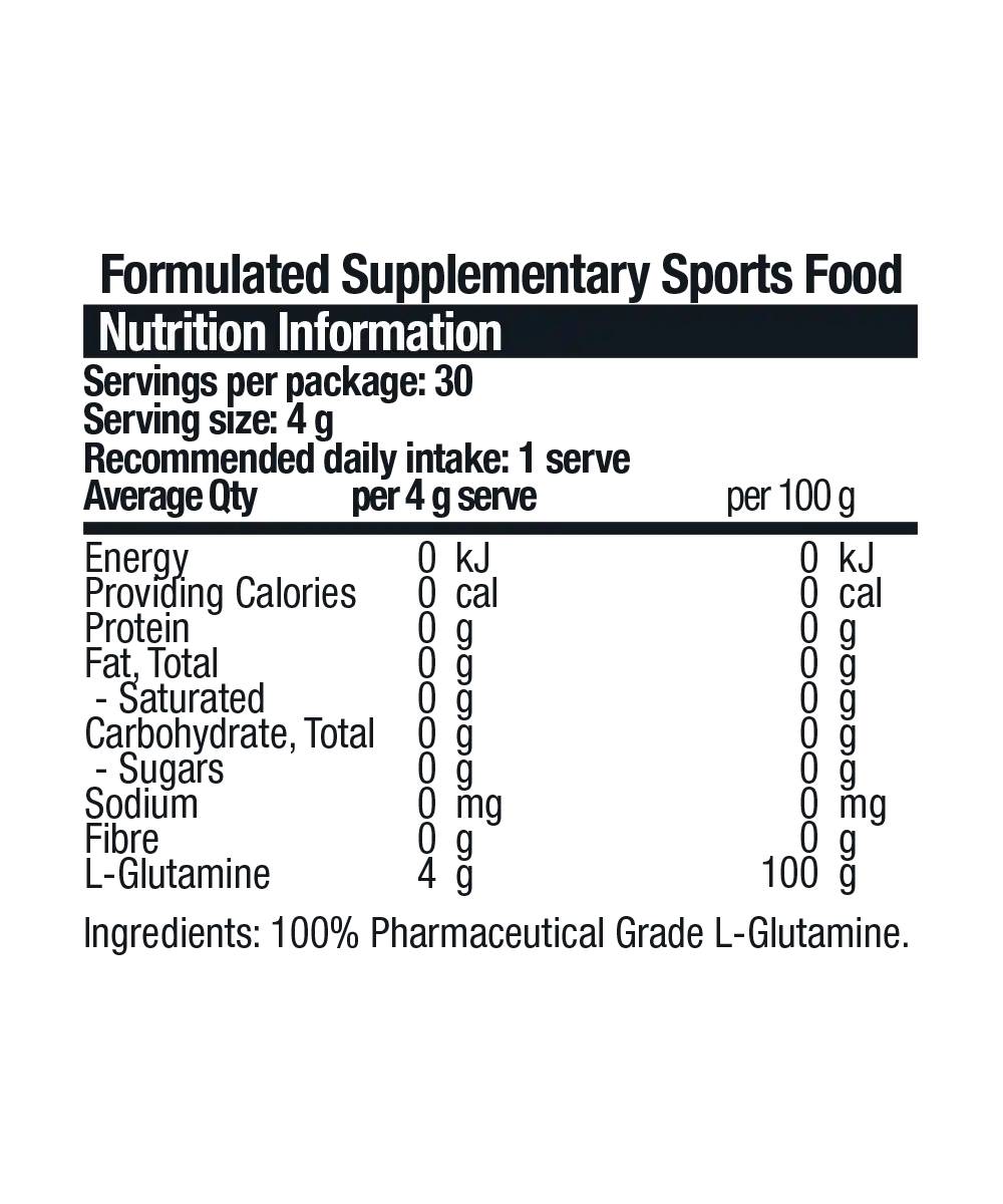 Pure Glutamine Ingredients