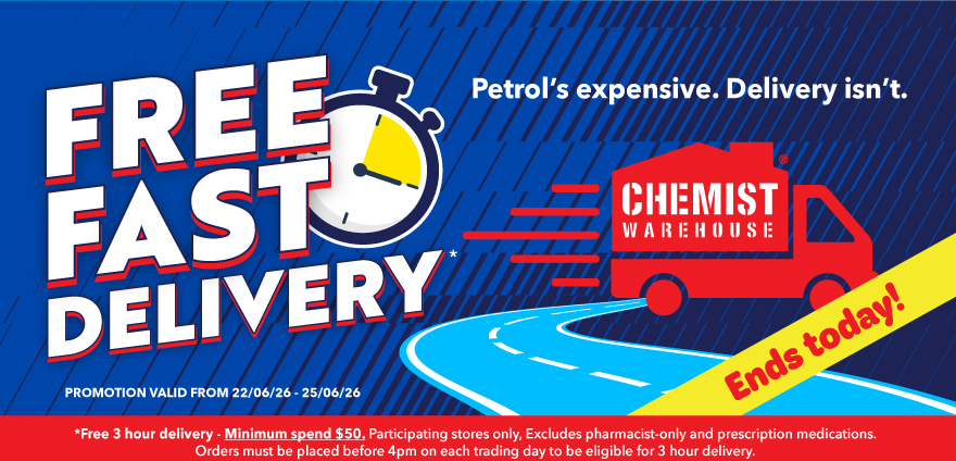 Free Fast Delivery Ends Today (25/6)