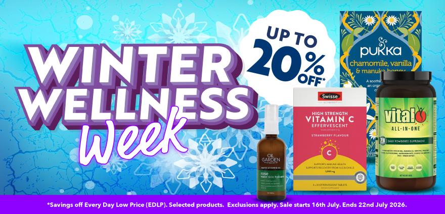 Winter Wellness Week 20% (16/7 - 22/7)