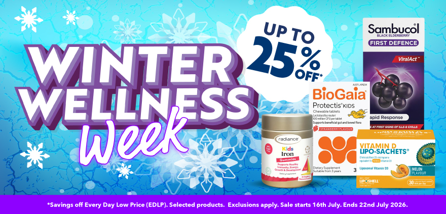 Winter Wellness Week 25% (16/7 - 22/7)