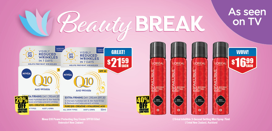 Beauty Break Spring Frenzy (10/9 - 30/9)