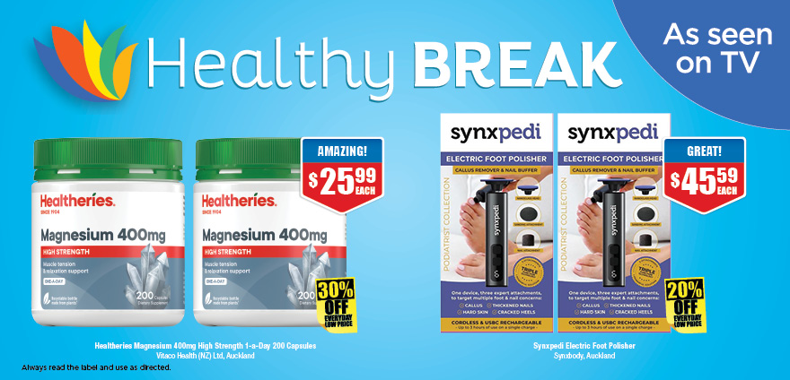 Healthy Break Spring Frenzy (10/9 - 30/9)